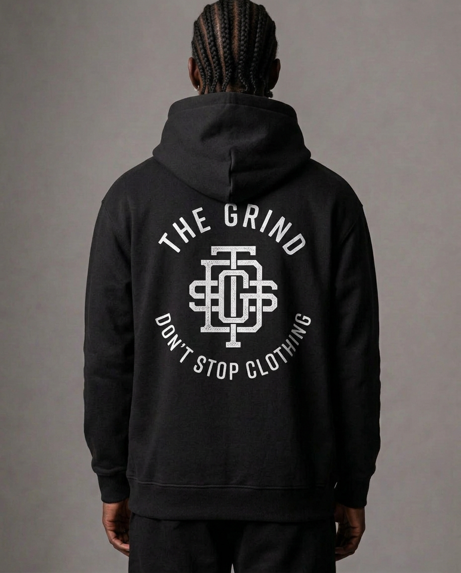 TGDS Crest Hoodie back view